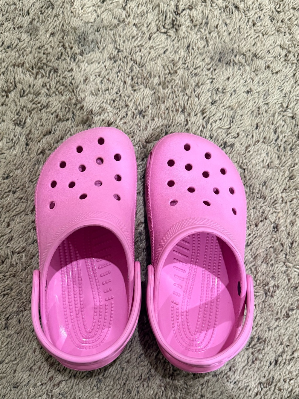 CROCS Kids Bubblegum Pink Classic Clogs
